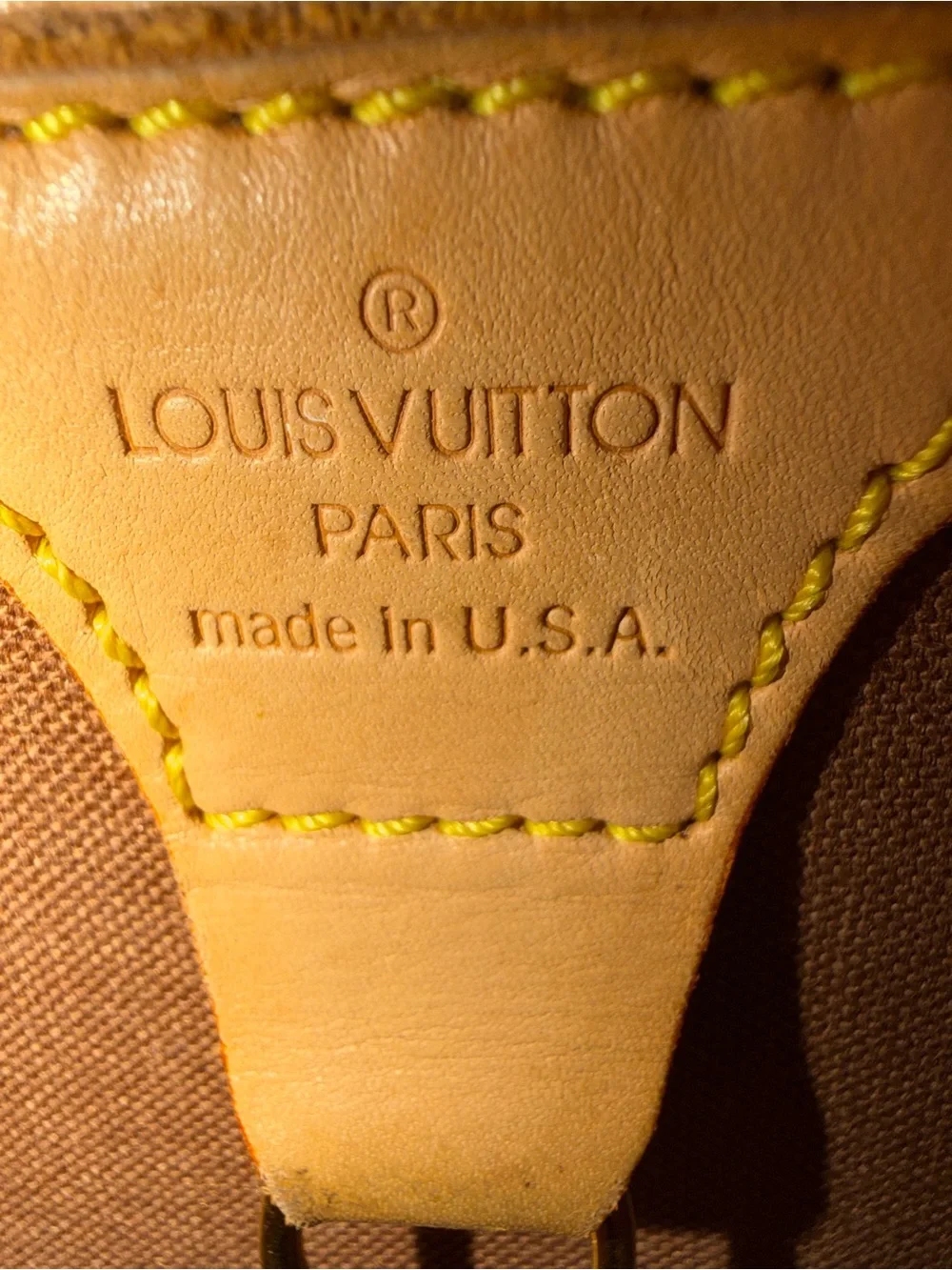 Louis Vuitton iconic monogram